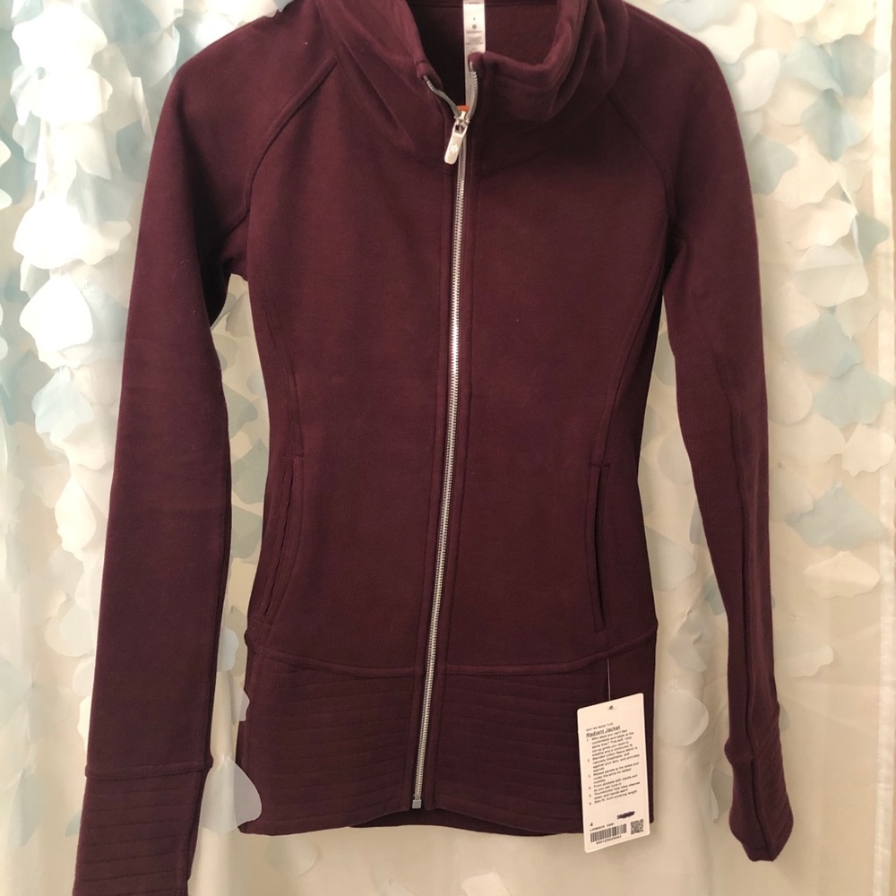 Lululemon Radiant II Jacket size 4 Cassis - Picture 6 of 9